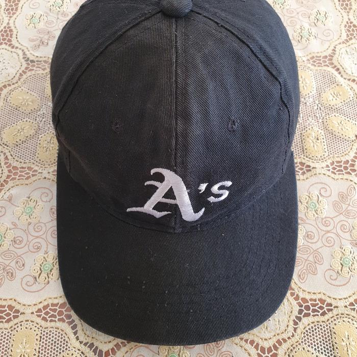 topi vintage blackdome mlb athletics oakland