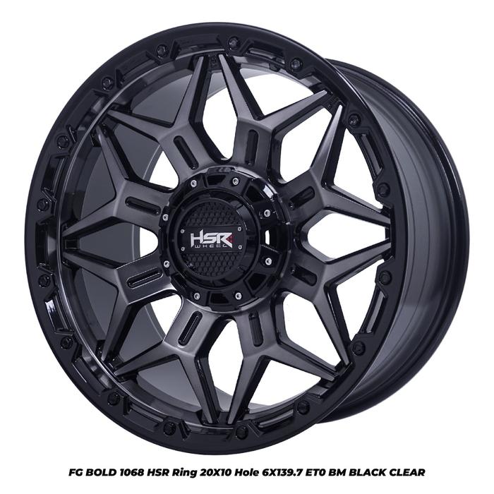 PELEK OFFROAD TERBARU BAHAN FORGED TYPE HSR FG BOLD R20