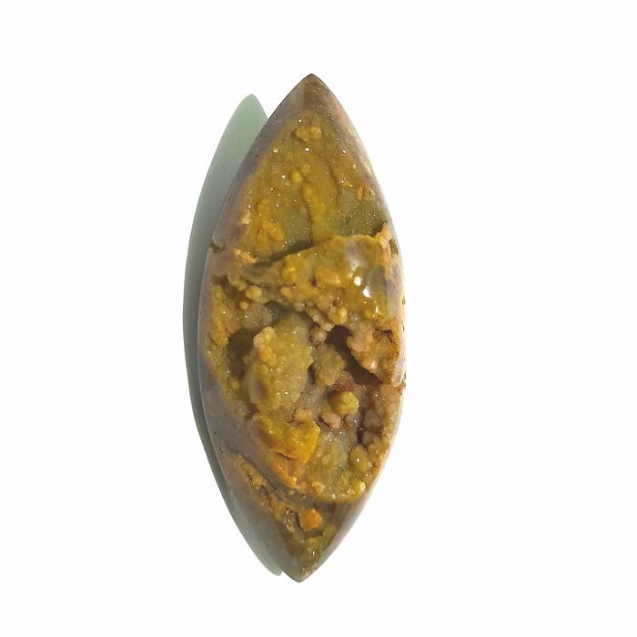 Sparkling Druzy Surfing Board Shape Stone Polished - Gems Collection