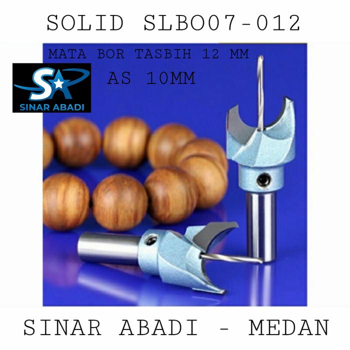 SOLID MATA BOR KAYU TASBIH 12mm TASBEH GELANG AKSESORIES BULAT 12 mm
