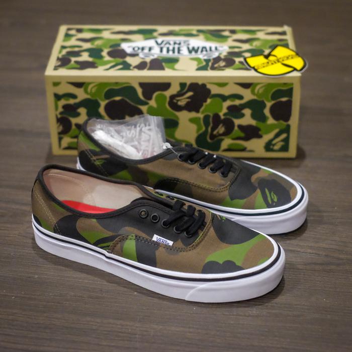 Original Vans Authentic DX 44 x BAPE First Camo