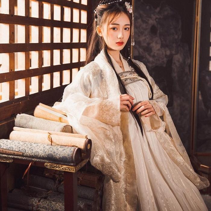 Hanfu Unisex Baju Tradisional Cina Baju Cosplay Pria Wanita