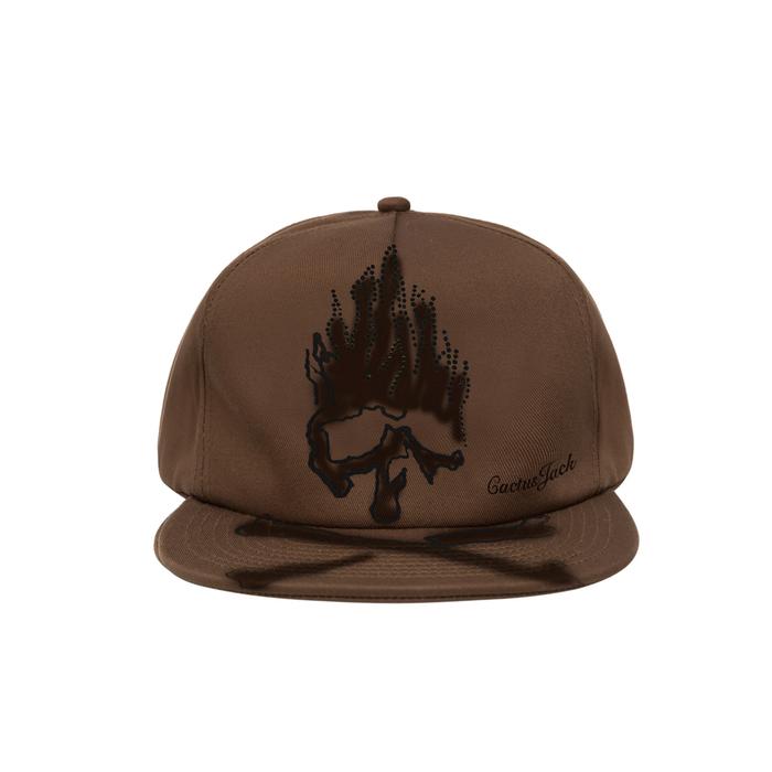 TRAVIS SCOTT CACTUS JACK FOR MASTERMIND HAT CAP BROWN AUTHENTIC