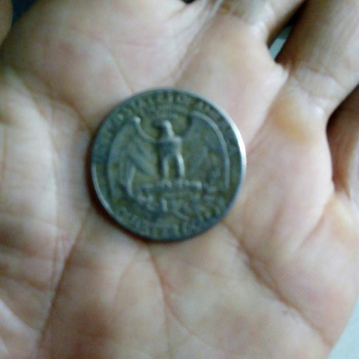 quarter dolar.tahun 1967.(koin amerika)