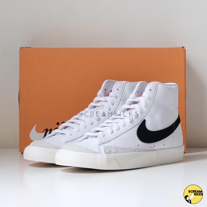 Nike Blazer Mid 77 Vintage White Black | BQ6806-100