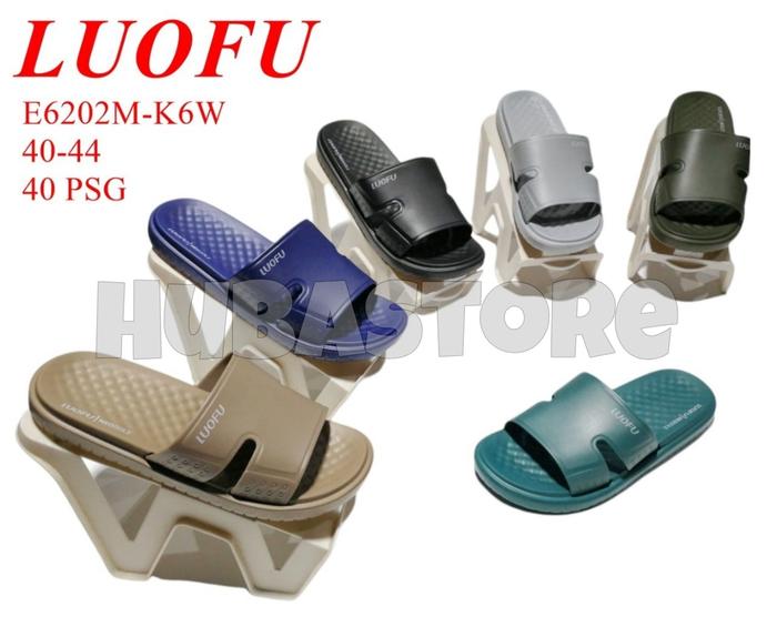 SANDAL KOKOP JELLY KARET PRIA LUOFU NEOSOLE E6202M-K6W