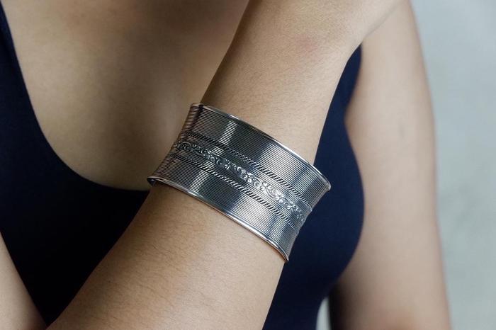 CAMPHUAN BANGLE BRACELET GELANG PERAK ASLI 925 GELANG BANGLE BALI