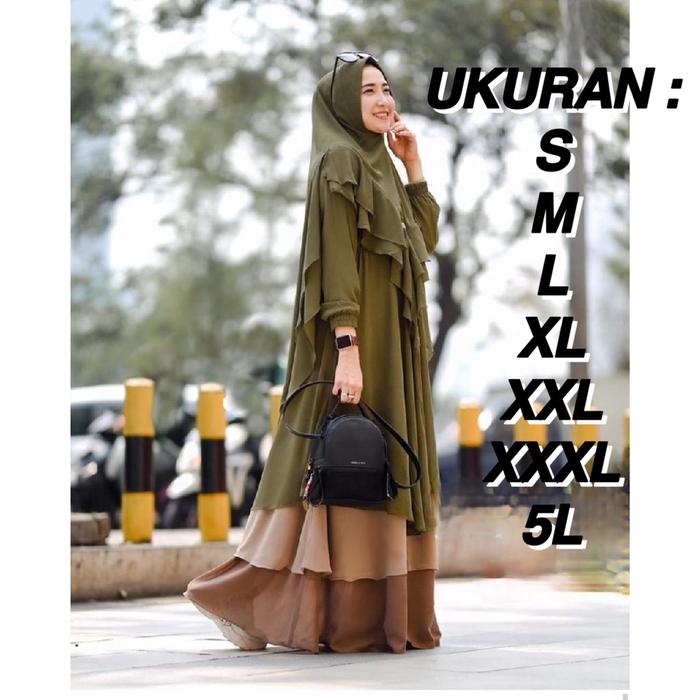 GAMIS CERUTY JUMBO / CERUTY HAVANA SYARI + KHIMAR