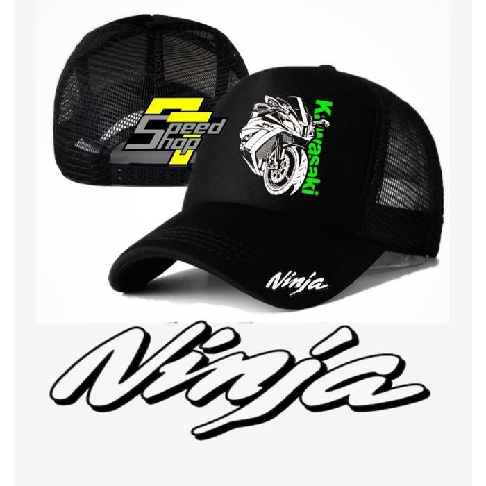 Topi Racing Baseball/Jaring KAWASAKI MONSTER MOTOCARD RACING TEAM