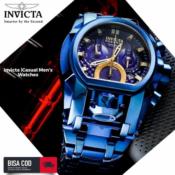 Jam Tangan Pria Merk Invicta Bold Miyota Type : 2682 Baterai Free Box