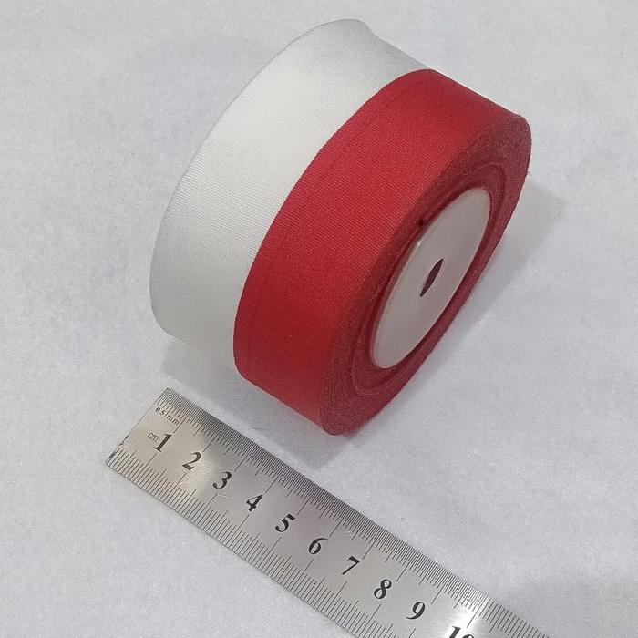 Pita Kain Merah Putih/Pita rambut Ukuran 5cm-2"