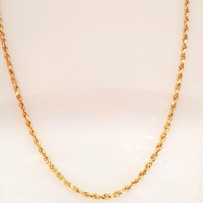 kalung tambang emas asli kadar 375 | gold 1003