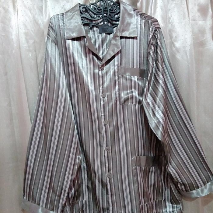 atasan piyama satin XL preloved
