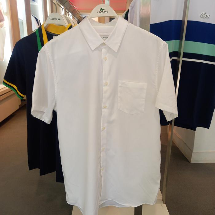 Kemeja Lacoste White Original