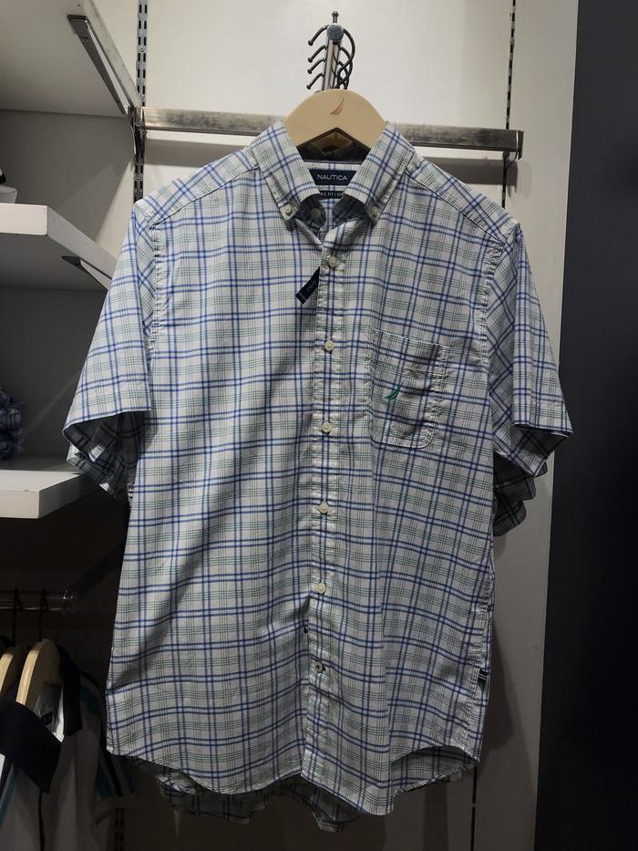 Kemeja Lengan Pendek Pria original brand Nautica
