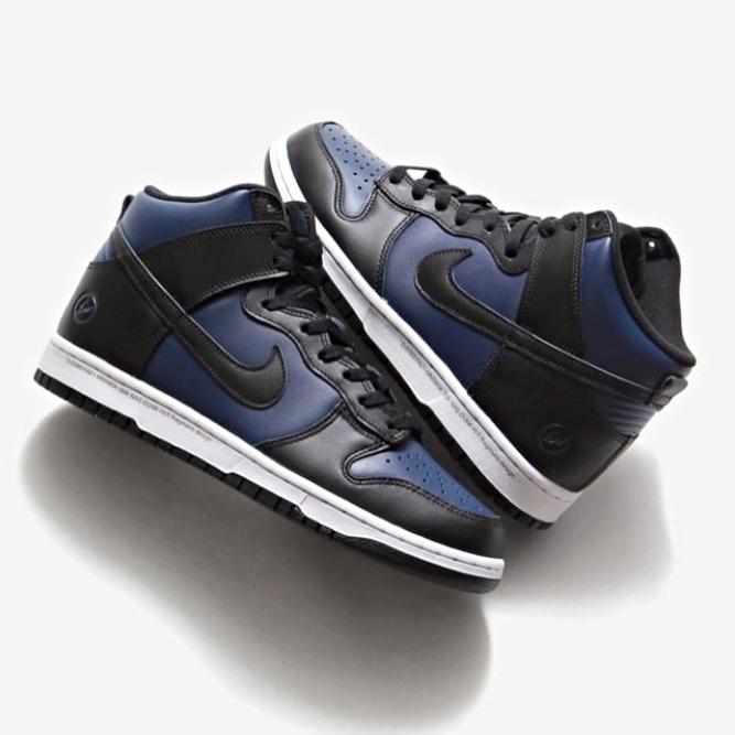 Nike Dunk Hi x Fragment Tokyo Midnight Navy Original