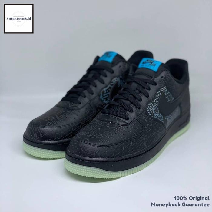 Sepatu Sneakers / Nike Air Force 1 '07 x Space Jam Black / Original