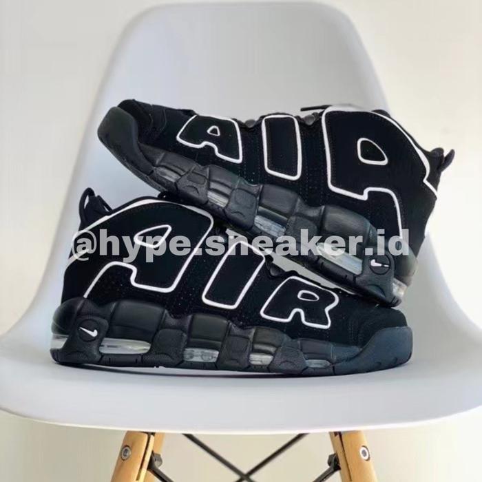 NK Air More Uptempo Black White