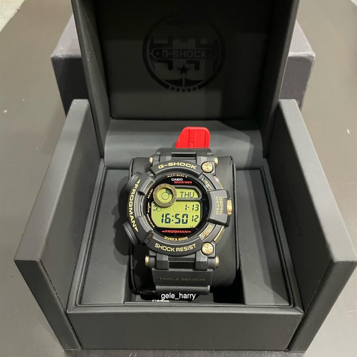 Casio Gshock Frogman 35Th Aniversarry GWF D1035B Gold Tornado Second