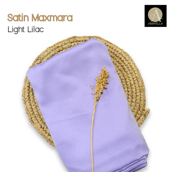 1/2 meter Kain Satin Velvet Premium Bridesmaid Warna Light Lilac
