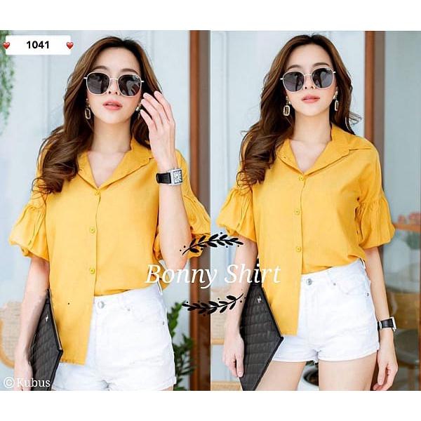 ONNIEFASHION C17 Bonny Shirt 1041 Atasan Blouse Wanita