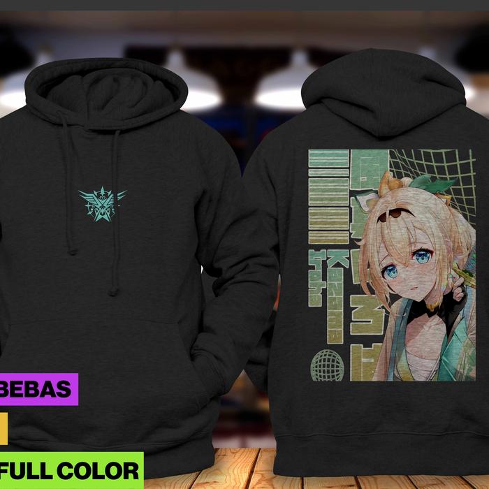 Jaket Hoodie jumper HOLOLIVE - KAZAMA IROHA