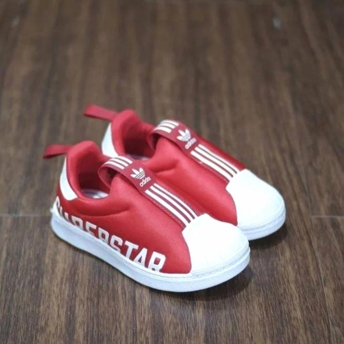 sneakers anak laki laki Adidas superstar 360 "Red/White" Original