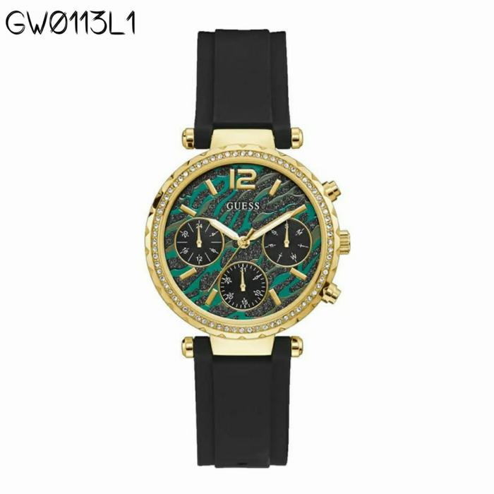 Jam Wanita Guess GW0113L2 GW0113L3 GW0113L4 GW0113L1 Rubber Ori 37mm