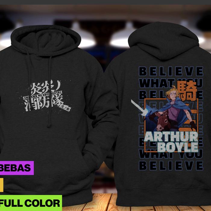 Jaket Hoodie jumper FIRE FORCE (ENN ENN NO SHOUBOUTAI) - ARTHUR BOYLE