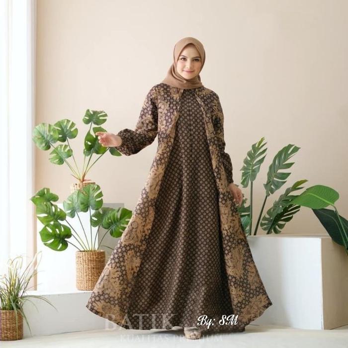 gamis busui friendly syar'i terbaru 2022 / gamis jumbo busui friendly