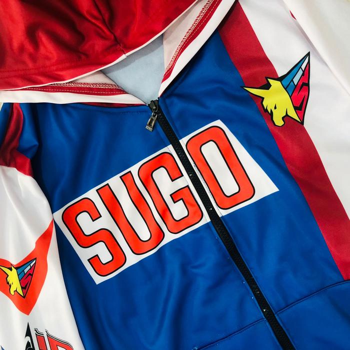 Jaket Sugo Fullprint Anime Manga Future GPX Cyber Formula Jacket