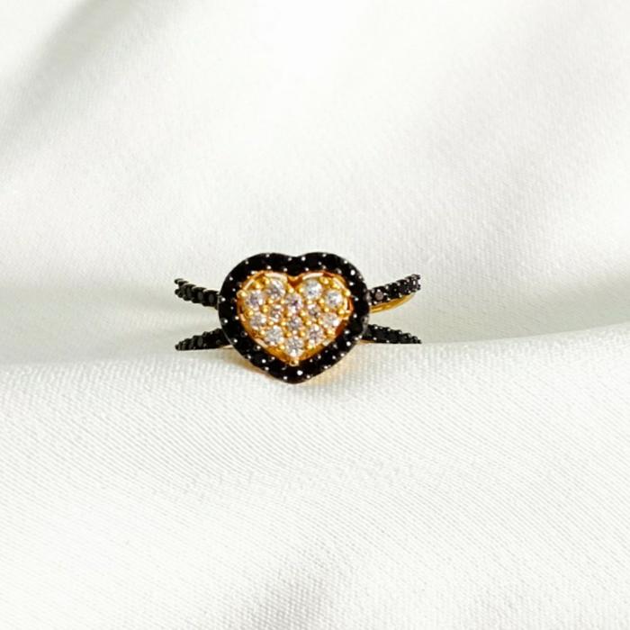 Cincin Emas asli model lempeng kotak Kadar 700 Emas 22 karat