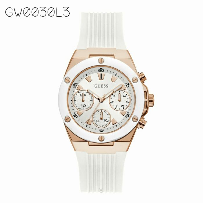 Jam Wanita Guess GW0030L3 GW0030L4 GW0030L5 GW0030L2 Athena Rubber Ori