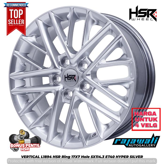 VELG MOBIL MURAH CAMRY ACCORD INNOVA ALPHARD HRV RING 17 HSR VERTICAL