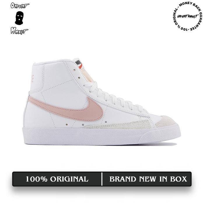 Nike Blazer Mid 77 Vintage White Pink Oxford Womens