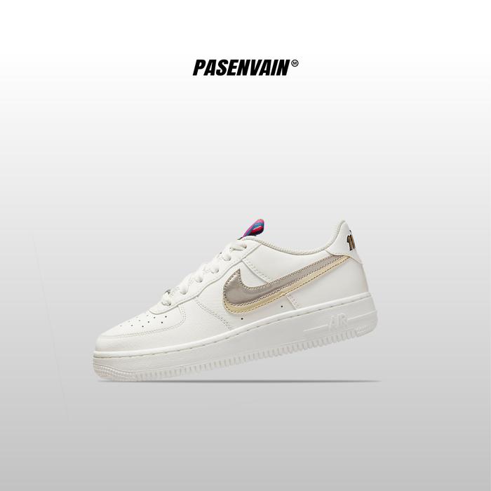 Nike Air Force 1 Low GS Double Swoosh Sail 100% Original