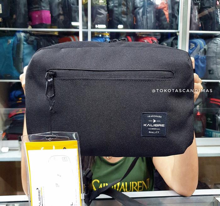 Kalibre Messenger Bag Mezzo 04 tas selempang sling bag hitam big size