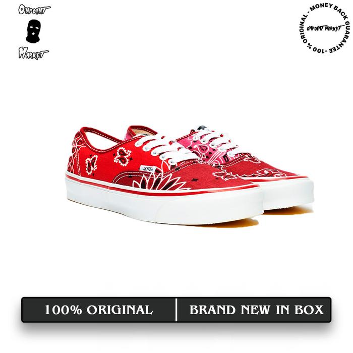 Vans Vault OG x Bedwin & The Heartbreakers Authentic LX Bandana Red