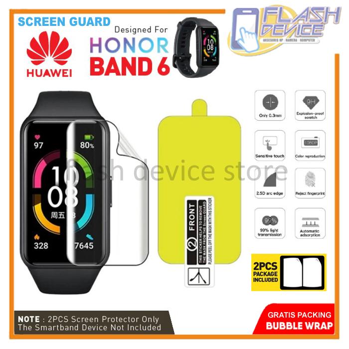 Screen Guard Protector Anti Gores Huawei Honor Band 6 (isi 2 pcs) Smartwatch