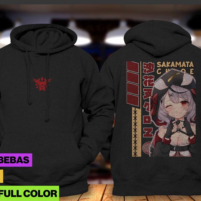 Jaket Hoodie jumper HOLOLIVE - SAKAMATA CHLOE