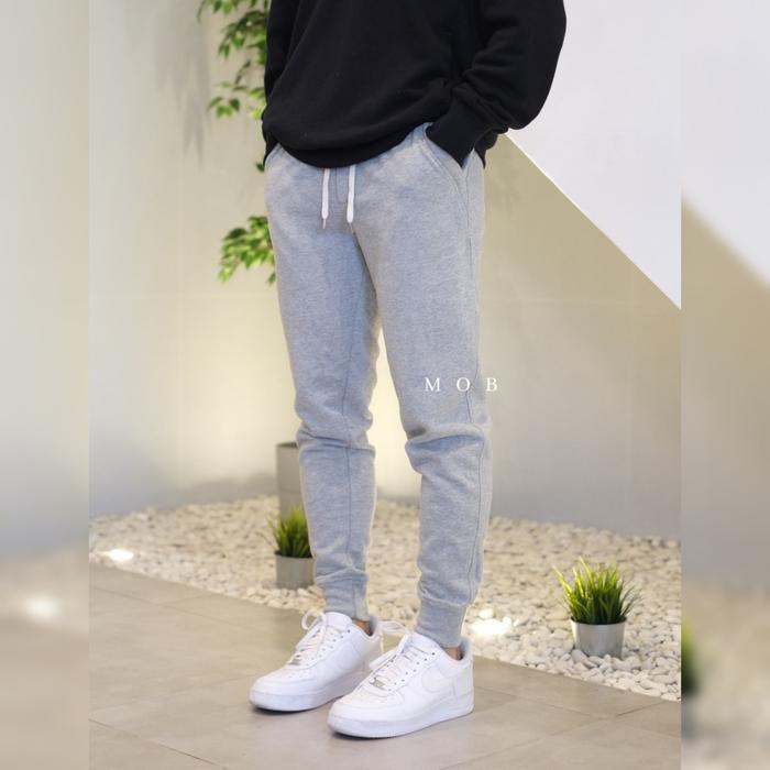 Slim Jogger J.Crew Fleece Heather Grey Original