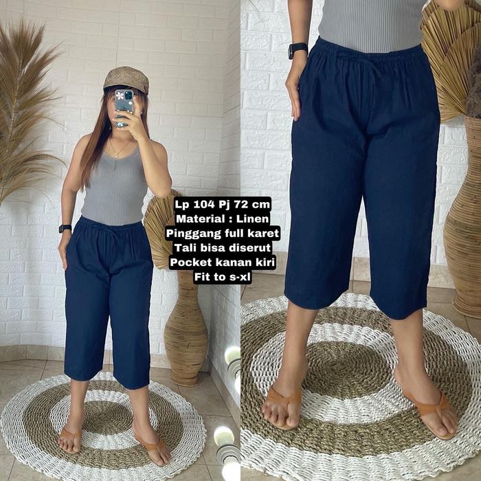 Celana linen 7/8 | linen pants 7/8