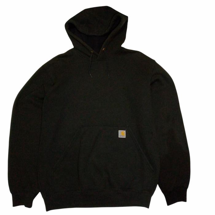 jaket hoodie pria brand carhart warna hitam size XL murah keren