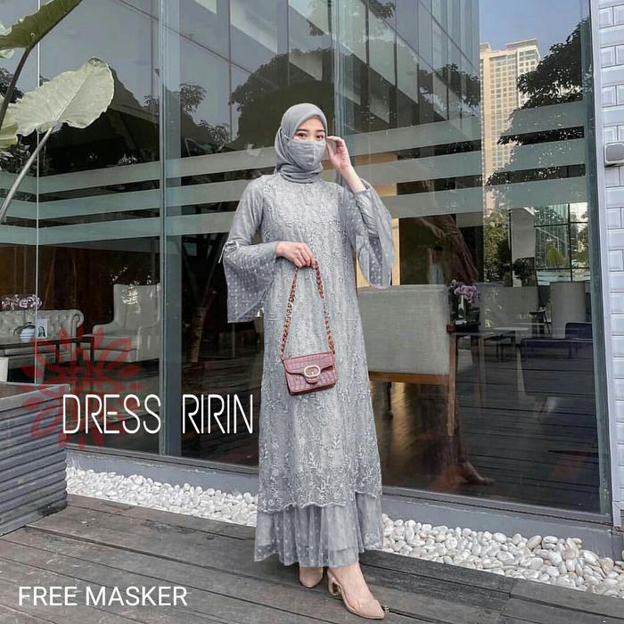 maxi dress brukat ririn