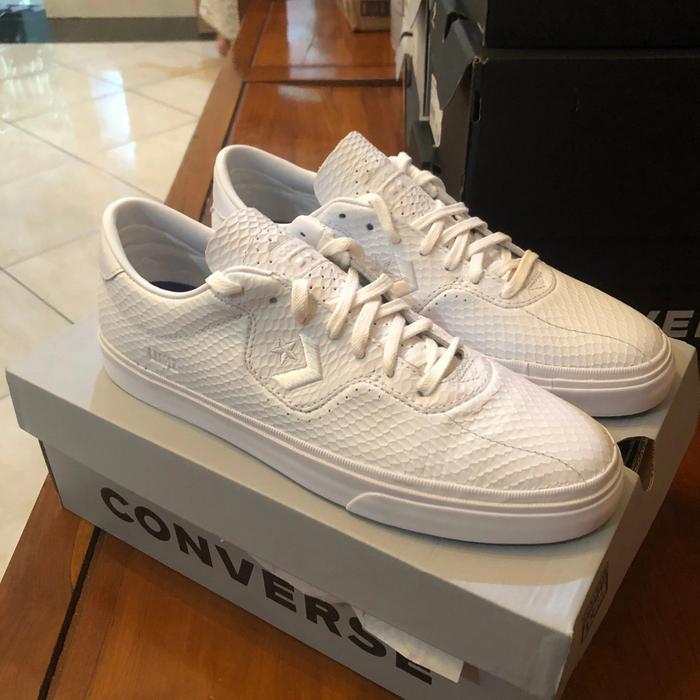 Converse Louie Lopez Pro White Snake Skin Original Resmi