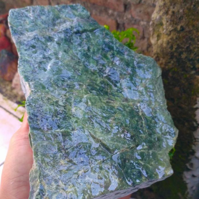 batu ijo jawa SULTAN bahan bukan kalimaya garut bacan giok P112