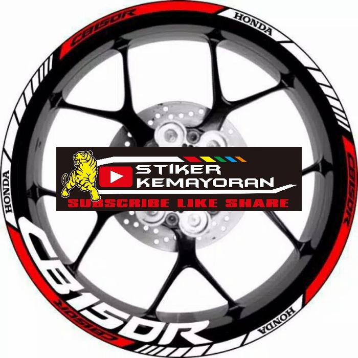 CUTTING STIKER LIST VELG HONDA CB150R NEW