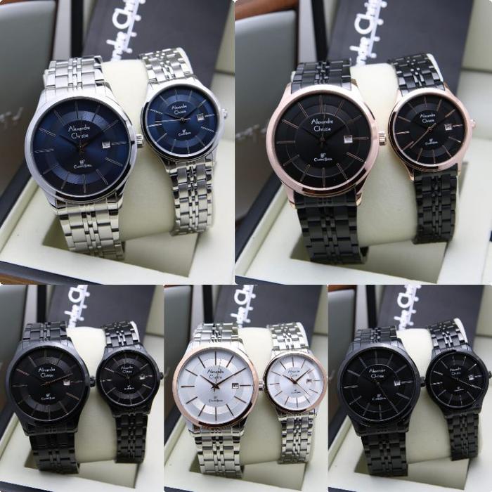 Alexandre Christie Couple 8348 AC8348 AC 8348 Original Stainless