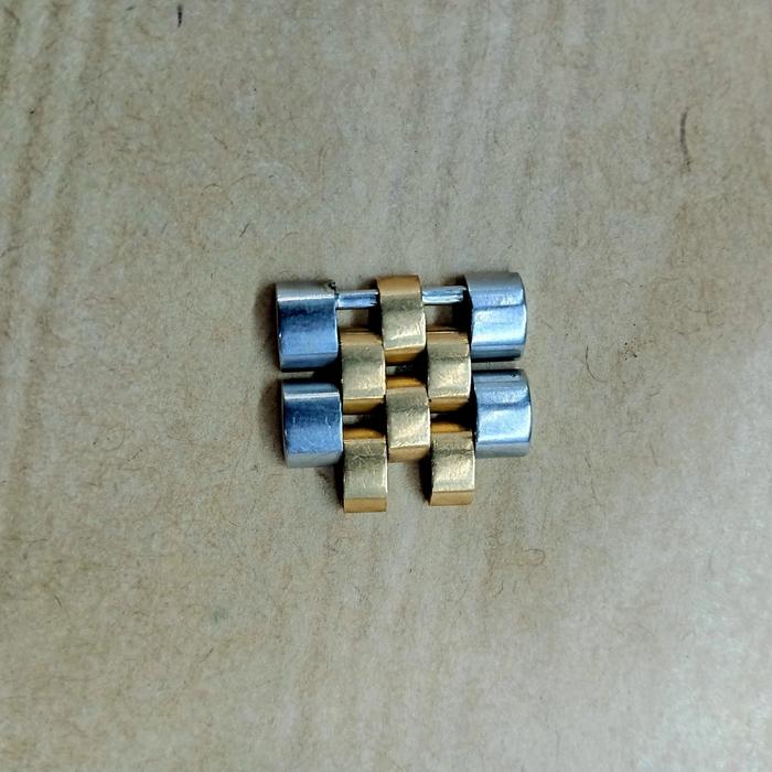 mata sambungan rolex boy size original emas 18k seri kopong no padat