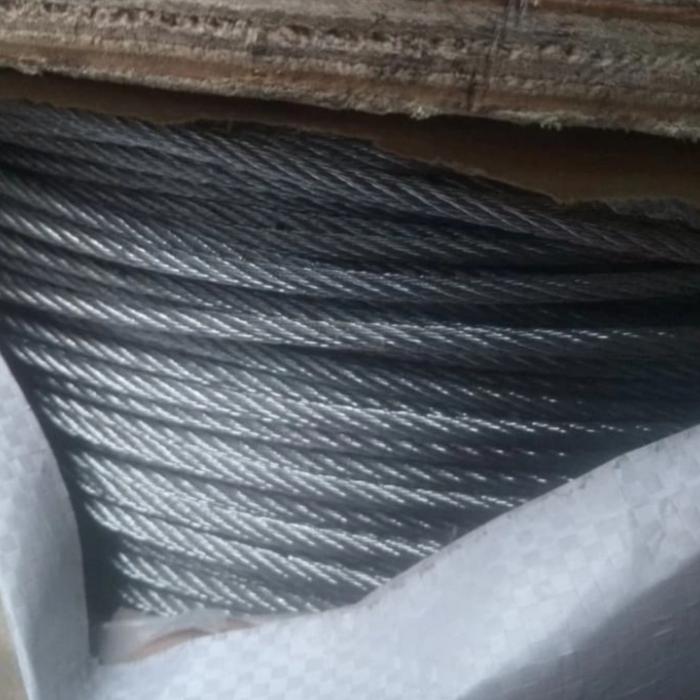 kawat seling galvanis 4mm 6x7 1000meter